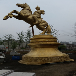 骑马人物_来图定做_骑马人物雕塑的寓意