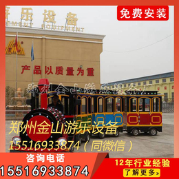  郑州无轨小火车儿童游乐设备 电动小火车游乐设备厂