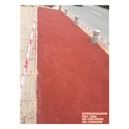 沧晟陶瓷颗粒厂家(图)|彩色自行车道防滑路面|莆田自行车道