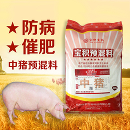 宝积中草药猪预混料 增加肉质风味 地面团队跟踪服务
