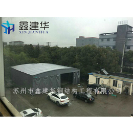 推拉帐篷移动车库雨棚停车棚大排档帐篷烧烤棚遮阳棚停车蓬可定制