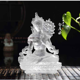 琉璃白度母佛像批发 北京大小号佛像制作厂家 现货白度母佛像