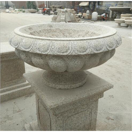 石雕花盆制作|北京石雕花盆|旭朋石雕加工