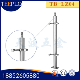 天波厂家定制南京304不锈钢护栏立柱 商场扶手立柱 
