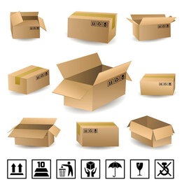 加工快递纸箱包装、高锋印务纸箱包装、通山纸箱包装