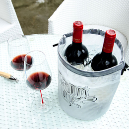 芯锐酒具新一代可折叠户外便携红酒冰桶环保冰袋家用香槟冰桶