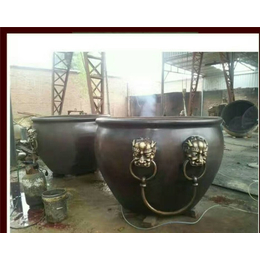 喀什铜大缸|鑫鹏铜缸铸造厂家|铸铜大缸厂家