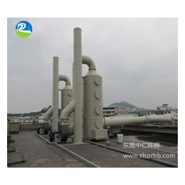东莞五金厂打磨除尘处理工程升级改造湿式除尘塔