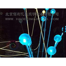 北京学校光纤萤火虫灯现场装饰
