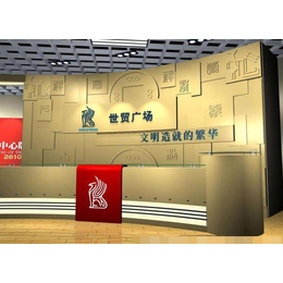 南昌logo形象墙设计,海洋广告装饰,形象墙
