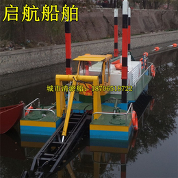 城市河道清淤船(图)|浙江温州城市河道脱水清淤船操作|清淤船