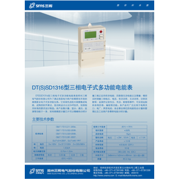 河南郑州电表国网表DSSD1316三相电子式多功能电能表