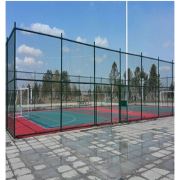 运动场施工围网 篮球场外围防护网  喷塑篮球场围网厂家
