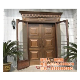 君泰亨通(图),中式风格铜门,天水铜门