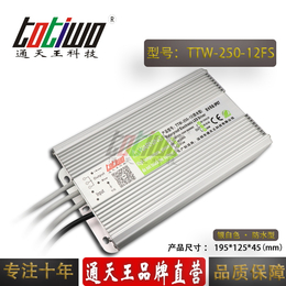 通天王12V20.83A 12V250W银白色防水电源变压器