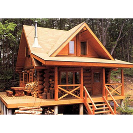 山东实木结构房子、河南固森、制作实木结构房子