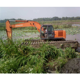 黑龙江水上挖掘机出租|新盛发水上挖掘机公司