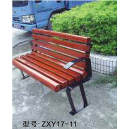 蛟河市休闲椅防腐防锈塑木钢板椅 小区座椅制作厂家销售