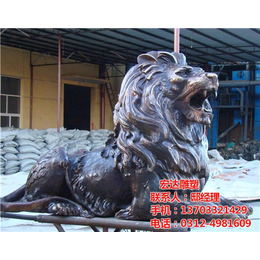 铜狮子|生产纯铜狮子厂家|供应铜狮子摆件(****商家)