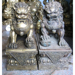 怡轩阁雕塑|聊城铜狮子|大型铜狮子