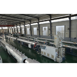 pe管材生产线供货商、北京pe管材生产线、同三塑机