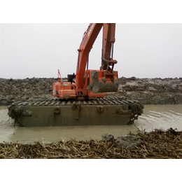 新盛发水上挖掘机,北京水陆两用挖掘机租赁