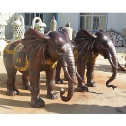 博轩雕塑、辽宁铜大象、哪里做铜大象