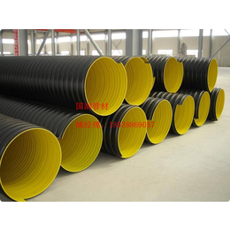 排污管厂家-国润 HDPE钢带波纹管