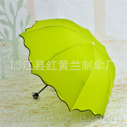 三折伞晴雨伞、红黄兰制伞品种齐全、福建晴雨伞
