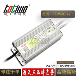 通天王12V6.67A银白色防水电源TTW-80-12