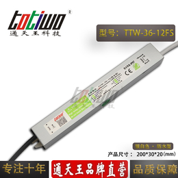 通天王12V3A银白色防水电源TTW-36-12