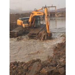 新盛发水上挖掘机公司、郴州水陆两用挖掘机出租
