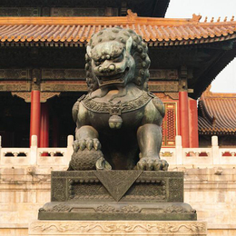铜狮子铸造厂,江苏铜狮子,泽璐铜雕
