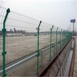 德明双边丝护栏网公路围栏网焊接无框网片定做护栏网
