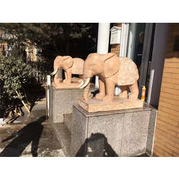 汉白玉石材大象,门口摆件石大象(在线咨询),南昌石材大象