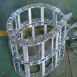 加强*型穿线钢铝拖链厂家_鑫盛达机床附件_钢铝拖链