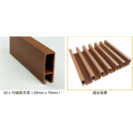 潮州塑木地板_绿耐防腐材料_室外塑木地板价格