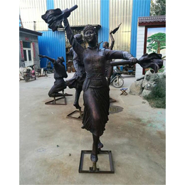 博轩雕塑厂|西藏铜雕人物|学校铜雕人物