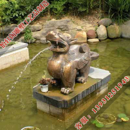 大型铜貔貅雕塑、阳江铜貔貅、怡轩阁铜雕厂