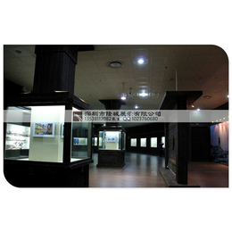 展馆展柜平柜,展馆展柜,隆城展示