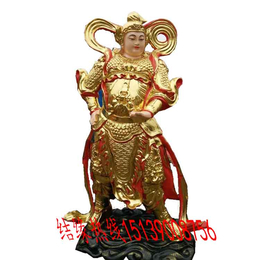 朋林阁佛像厂家供应  韦陀菩萨 树脂彩绘贴金 神像