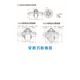 白山UL型轮胎式联轴器规格、孚克传动联轴器