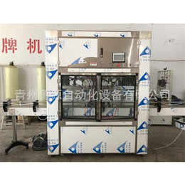 液体灌装机|调味品液体灌装机|青州鲁源玻璃瓶灌装机械厂