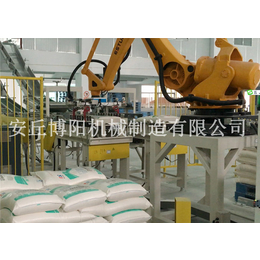 安丘博阳机械 -玉米培育土自动码垛机生产厂家-香港自动码垛机