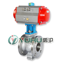 上海禹沪公司生产的VQ677气动V型球阀