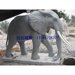 大象石雕大象雕塑厂家生产制作