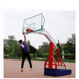 手动液压移动篮球架制作,冀中体育公司,衡阳移动篮球架