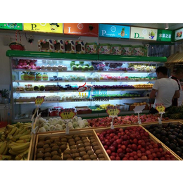 水果超市保鲜柜 水果店敞开式五层展示柜 超市立风柜定做