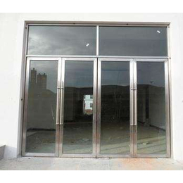 天津塘沽区安装钢化玻璃门厂家定制无框玻璃门