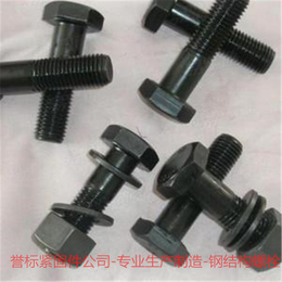 钢结构螺栓 碳钢材质钢结构螺栓供应 10.9级发黑钢结构生产